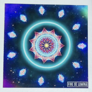 Cod de lumină-Magnet mandală 17
