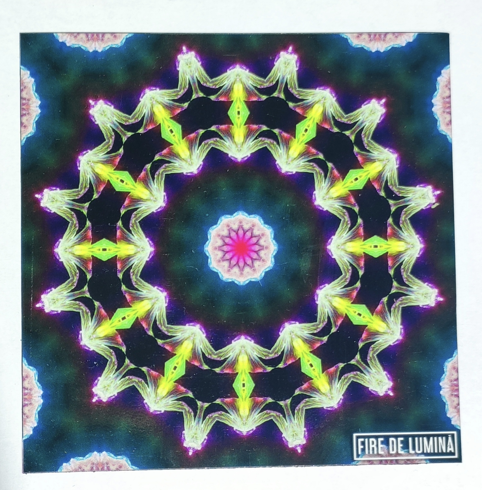 Cod de lumină-Magnet mandală 28