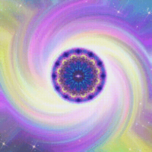 Mandala  curcubeu