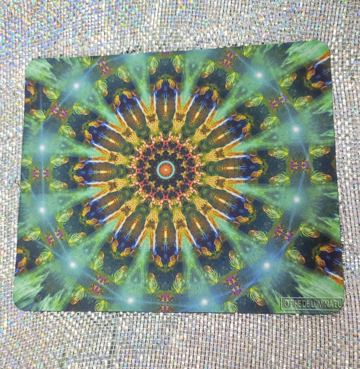 Mousepad cu mandala din natură 23cm X 19cm
