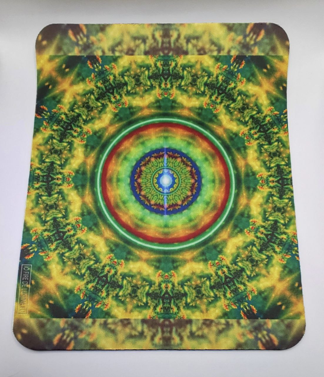 Mousepad cu mandală din natură și curcubeu 22cm X18cm - imagine 5