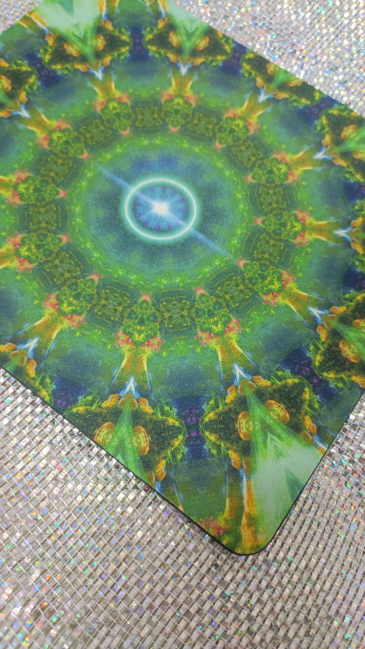 Mousepad cu mandală din natură 23cm X 19cm - imagine 3