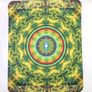 Mousepad cu mandală din natură și curcubeu 22cm X18cm