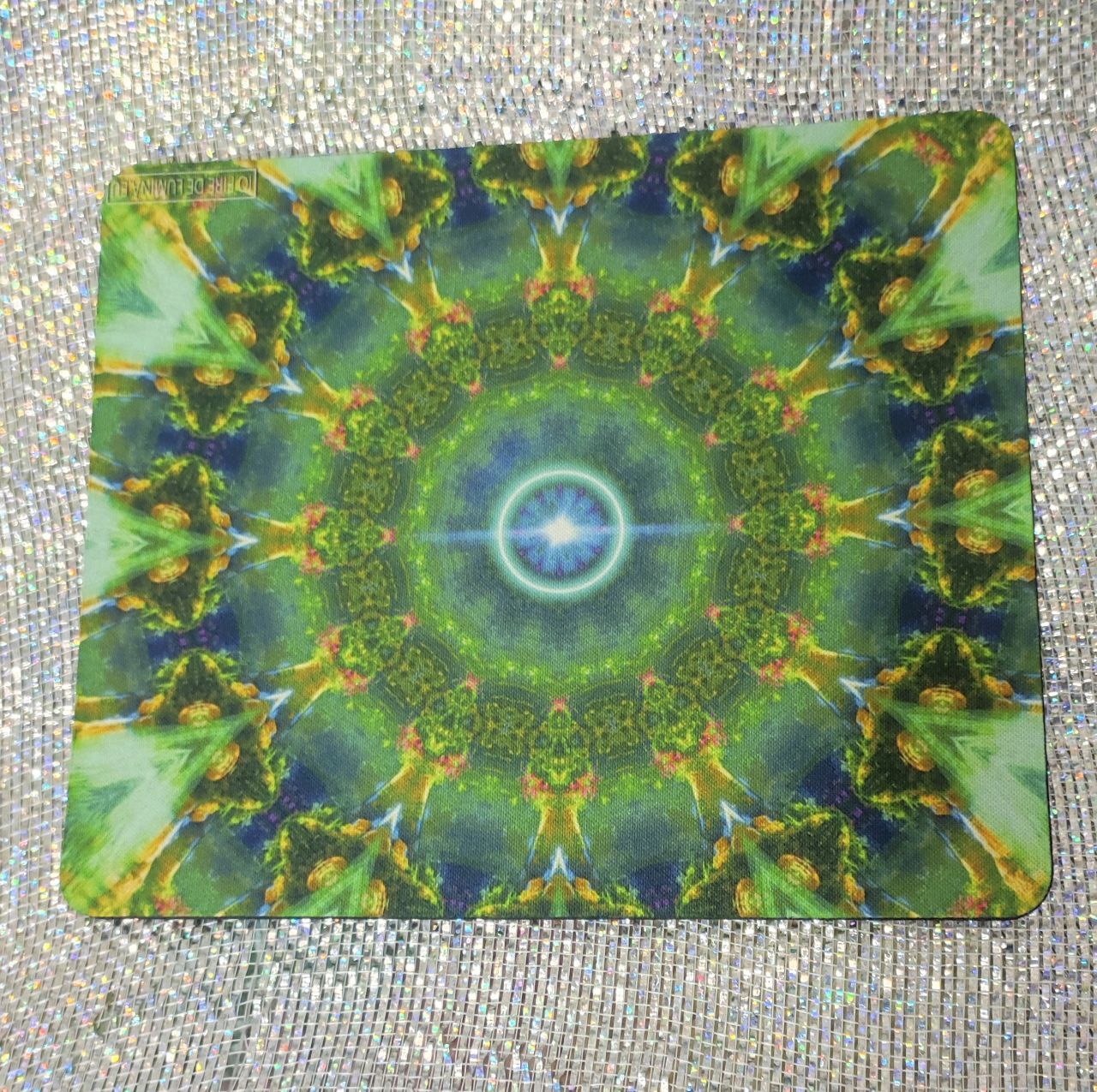 Mousepad cu mandală din natură 23cm X 19cm