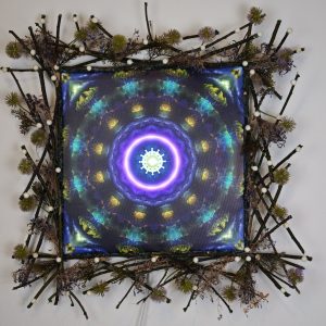 Cerul pădurii în noapte 40 cm-decor de 10/12 cm