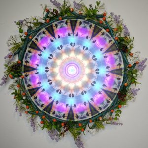 Copacul din Aurora boreală 40 cm /decor 8-9 cm